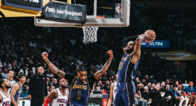 NBA绝杀巅峰：吉迪14.3米远投绝杀湖人，揭秘超远距离绝杀时刻